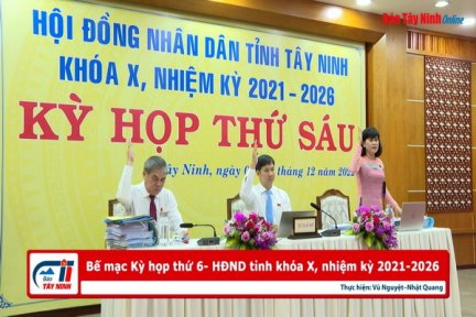 Bế mạc Kỳ họp thứ 6 HĐND tỉnh khóa X, nhiệm kỳ 2021-2026