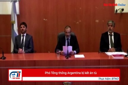 Phó Tổng thống Argentina bị kết án tù