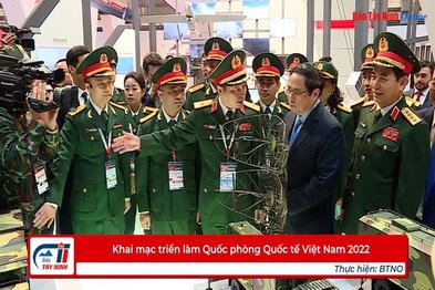 Khai mạc triển lãm Quốc phòng Quốc tế Việt Nam 2022