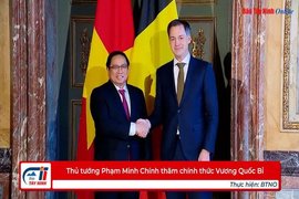 Thủ tướng Phạm Minh Chính thăm chính thức Vương Quốc Bỉ