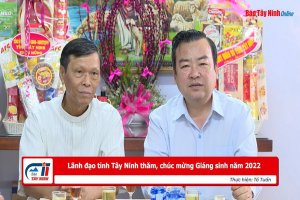 Lãnh đạo tỉnh Tây Ninh thăm, chúc mừng Giáng sinh năm 2022