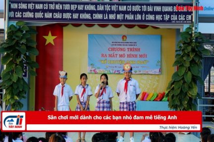 Sân chơi mới dành cho các bạn nhỏ đam mê tiếng Anh