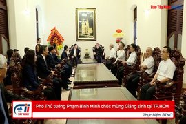 Phó Thủ tướng Phạm Bình Minh chúc mừng Giáng sinh tại TP.HCM
