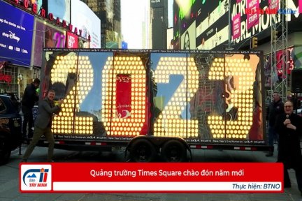 Quảng trường Times Square chào đón năm mới