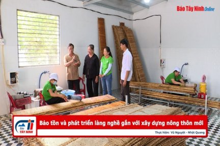 Bảo tồn và phát triển làng nghề gắn với xây dựng nông thôn mới