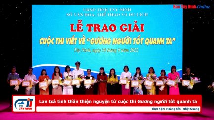 Lan toả tinh thần thiện nguyện từ cuộc thi Gương người tốt quanh ta