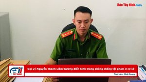 Đại uý Nguyễn Thanh Liêm-Gương điển hình trong phòng chống tội phạm ở cơ sở