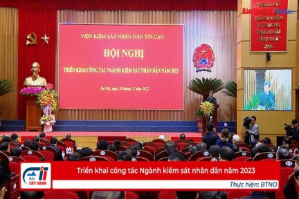 Triển khai công tác Ngành kiểm sát nhân dân năm 2023