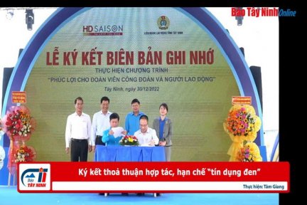 Ký kết thoả thuận hợp tác, hạn chế “tín dụng đen”