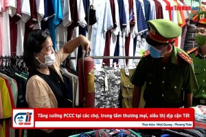 Tăng cường PCCC tại các chợ, trung tâm thương mại, siêu thị dịp cận Tết