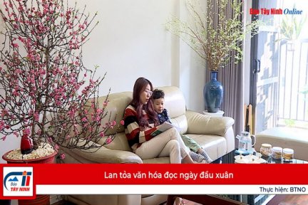 Lan tỏa văn hóa đọc ngày đầu xuân