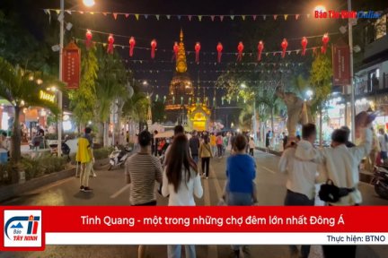 Tinh Quang - một trong những chợ đêm lớn nhất Đông Á