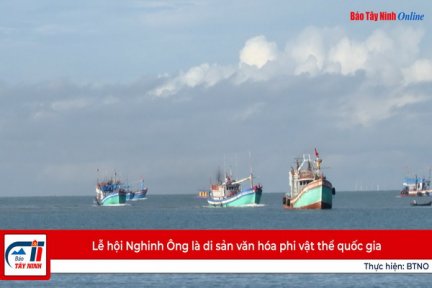 Lễ hội Nghinh Ông là di sản văn hóa phi vật thể quốc gia