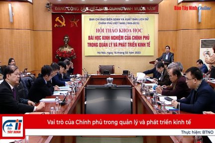 Vai trò của Chính phủ trong quản lý và phát triển kinh tế