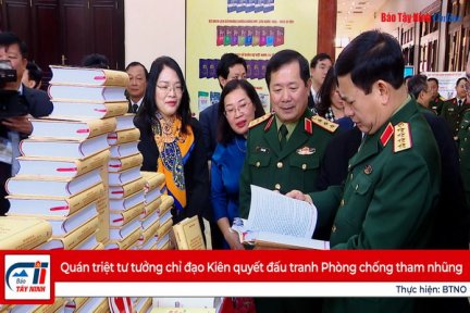 Quán triệt tư tưởng chỉ đạo Kiên quyết đấu tranh Phòng chống tham nhũng