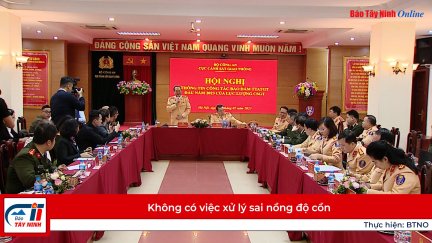 Không có việc xử lý sai nồng độ cồn