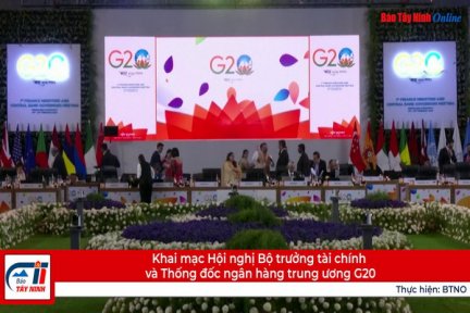 Khai mạc Hội nghị Bộ trưởng tài chính và Thống đốc ngân hàng trung ương G20