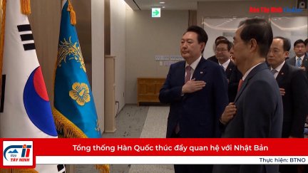 Tổng thống Hàn Quốc thúc đẩy quan hệ với Nhật Bản