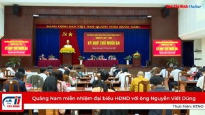 Quảng Nam miễn nhiệm đại biểu HĐND với ông Nguyễn Viết Dũng