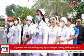 Tây Ninh: Mít tinh hưởng ứng Ngày Thế giới phòng, chống lao 24.3