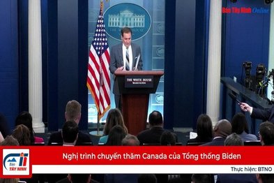 Nghị trình chuyến thăm Canada của Tổng thống Biden