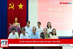 Sơ kết công tác kiểm tra, giám sát quý I năm 2023