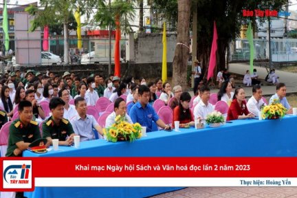 Khai mạc Ngày hội Sách và Văn hoá đọc lần 2 năm 2023