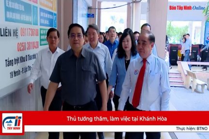 Thủ tướng thăm, làm việc tại Khánh Hòa