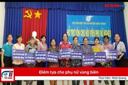 Điểm tựa cho phụ nữ vùng biên