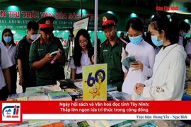 Ngày hội sách và Văn hoá đọc tỉnh Tây Ninh: Thắp lên ngọn lửa tri thức trong cộng đồng