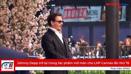 Johnny Depp trở lại trong tác phẩm mở màn cho LHP Cannes lần thứ 76