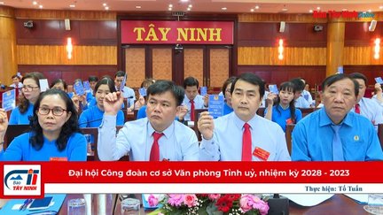 Đại hội Công đoàn cơ sở Văn phòng Tỉnh uỷ, nhiệm kỳ 2023 - 2028