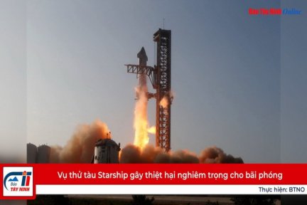 Vụ thử tàu Starship gây thiệt hại nghiêm trọng cho bãi phóng