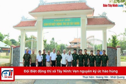 Đội Biệt động thị xã Tây Ninh- vẹn nguyên ký ức hào hùng