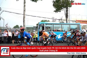 Cuộc đua xe đạp toàn quốc Cúp truyền hình TP. Hồ Chí Minh lần thứ 35 năm 2023: Xuất phát Chặng 25