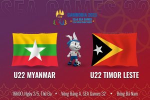Trực tiếp: U22 Myanmar - U22 Timor Leste
