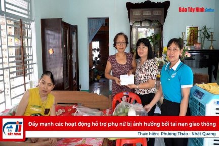 “Đẩy mạnh các hoạt động hỗ trợ phụ nữ bị ảnh hưởng bởi tai nạn giao thông”