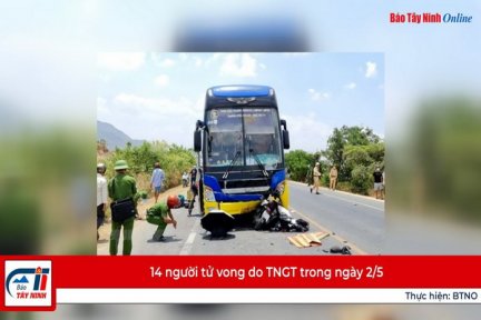 14 người tử vong do TNGT trong ngày 2/5