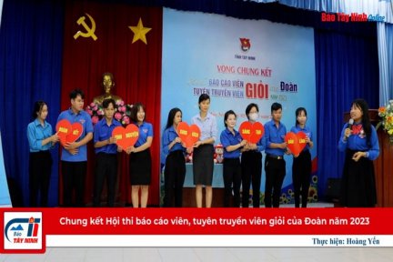 Chung kết Hội thi báo cáo viên, tuyên truyền viên giỏi của Đoàn năm 2023