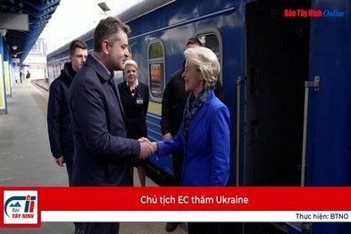 Chủ tịch EC thăm Ukraine