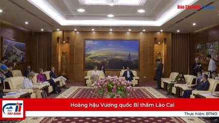 Hoàng hậu Vương quốc Bỉ thăm Lào Cai