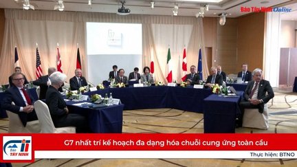 G7 nhất trí kế hoạch đa dạng hóa chuỗi cung ứng toàn cầu