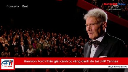 Harrison Ford nhận giải cành cọ vàng danh dự tại LHP Cannes