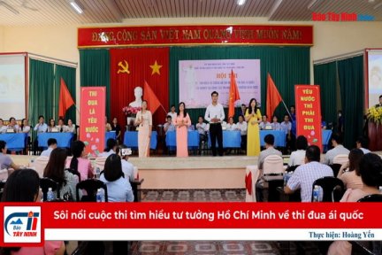 Sôi nổi cuộc thi tìm hiểu tư tưởng Hồ Chí Minh về thi đua ái quốc