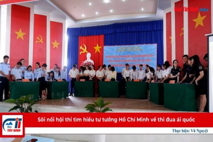 Sôi nổi hội thi tìm hiểu tư tưởng Hồ Chí Minh về thi đua ái quốc