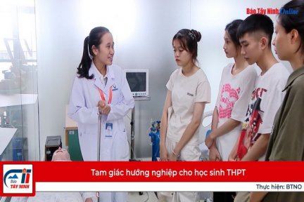 Tam giác hướng nghiệp cho học sinh THPT