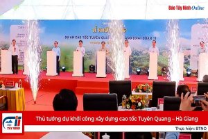Thủ tướng dự khởi công xây dựng cao tốc Tuyên Quang – Hà Giang
