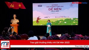 Trao giải thưởng thiếu nhi Dế Mèn 2023