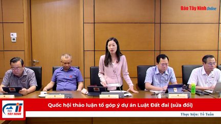 Quốc hội thảo luận tổ góp ý dự án Luật Đất đai (sửa đổi)