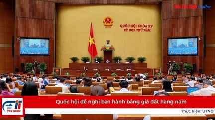 Quốc hội đề nghị ban hành bảng giá đất hàng năm